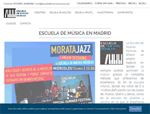 Tablet Screenshot of escueladenuevasmusicas.com